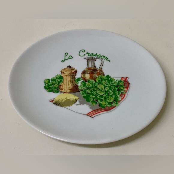 Mid Century Vintage JK Bavaria Western Germany Le Cresson Salad Plate - Picture 5 of 14